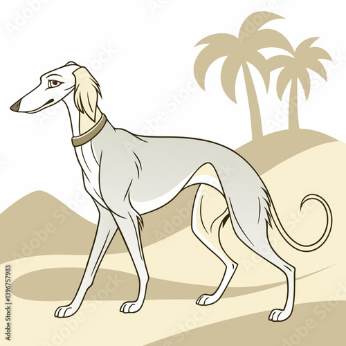 ​The Saluki, known as the "Royal Dog of Egypt," is an ancient sighthound renowned for its grace and speed. 