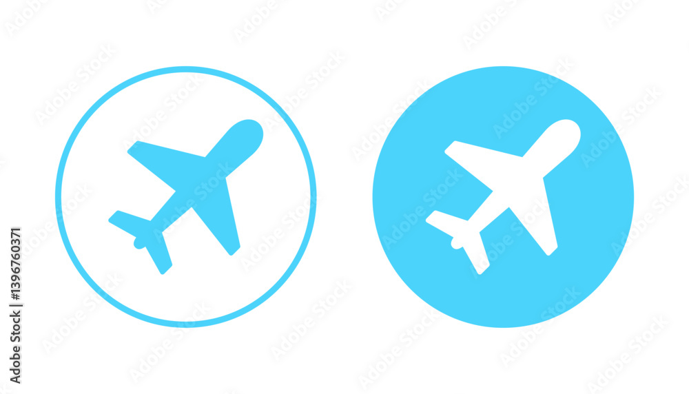 Plane icon vector. Airplane sign and symbol. Flight transport symbol. Travel sign. aeroplane Plane icon vector. Airplane sign and symbol. Flight transport symbol. Travel sign. aeroplane
