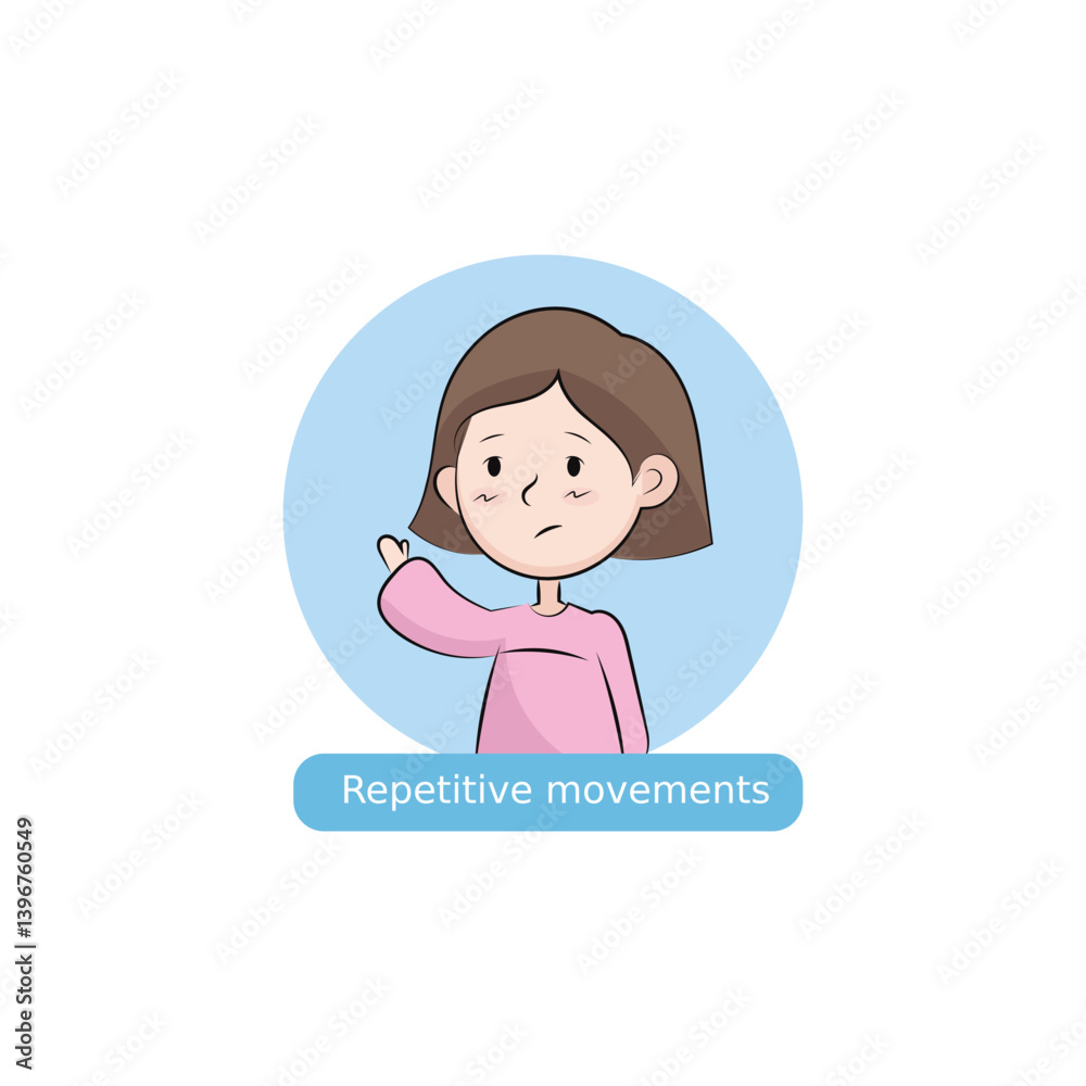 autism sign design elements cute children cartoon emotions autism sign design elements cute children cartoon emotions