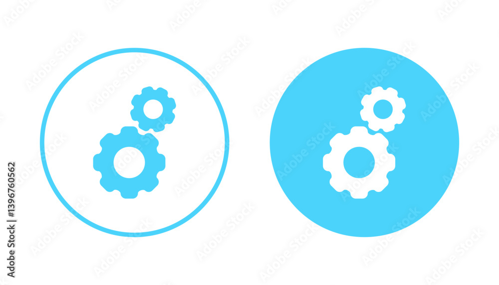 Setting icon vector. Cog sign and symbol. Gear Sign Setting icon vector. Cog sign and symbol. Gear Sign
