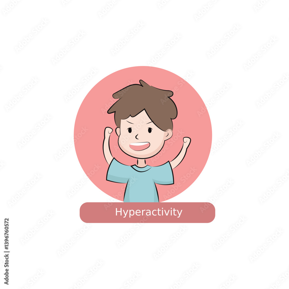 autism sign design elements cute children cartoon emotions autism sign design elements cute children cartoon emotions