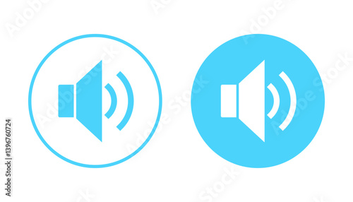 Speaker icon vector. volume sign and symbol. loudspeaker icon. sound symbol