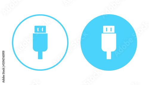 Usb icon vector. Flash disk sign and symbol. flash drive sign.