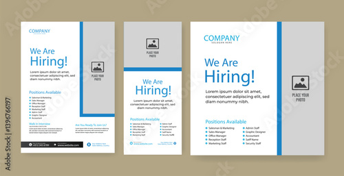 Creative We are hiring join to the team. Hiring recruitment vector creative design and social media post template Creative hiring poster. hiring social media post design.