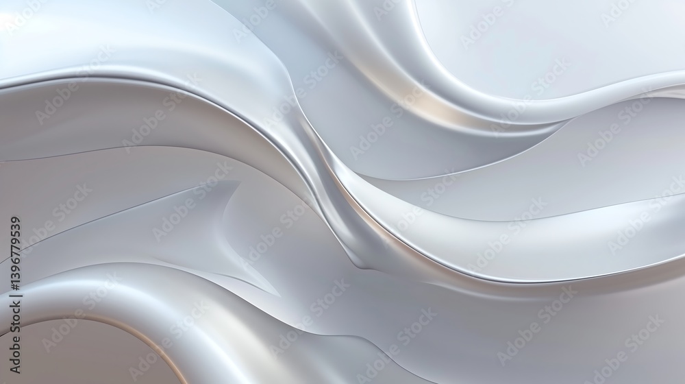 A minimal smooth 3D abstract background with organic shapes and fluid motion, clean white and light gray tones blending with gentle shadows, a modern and elegant composition A minimal smooth 3D abstract background with organic shapes and fluid motion, clean white and light gray tones blending with gentle shadows, a modern and elegant composition