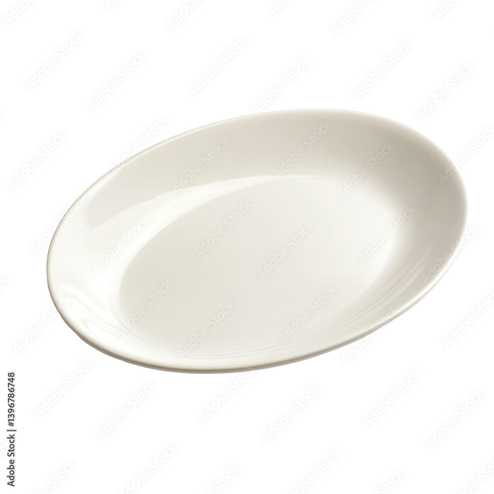 A pristine white oval serving dish placed on a clean surface, ideal for showcasing culinary creations at gatherings A pristine white oval serving dish placed on a clean surface, ideal for showcasing culinary creations at gatherings