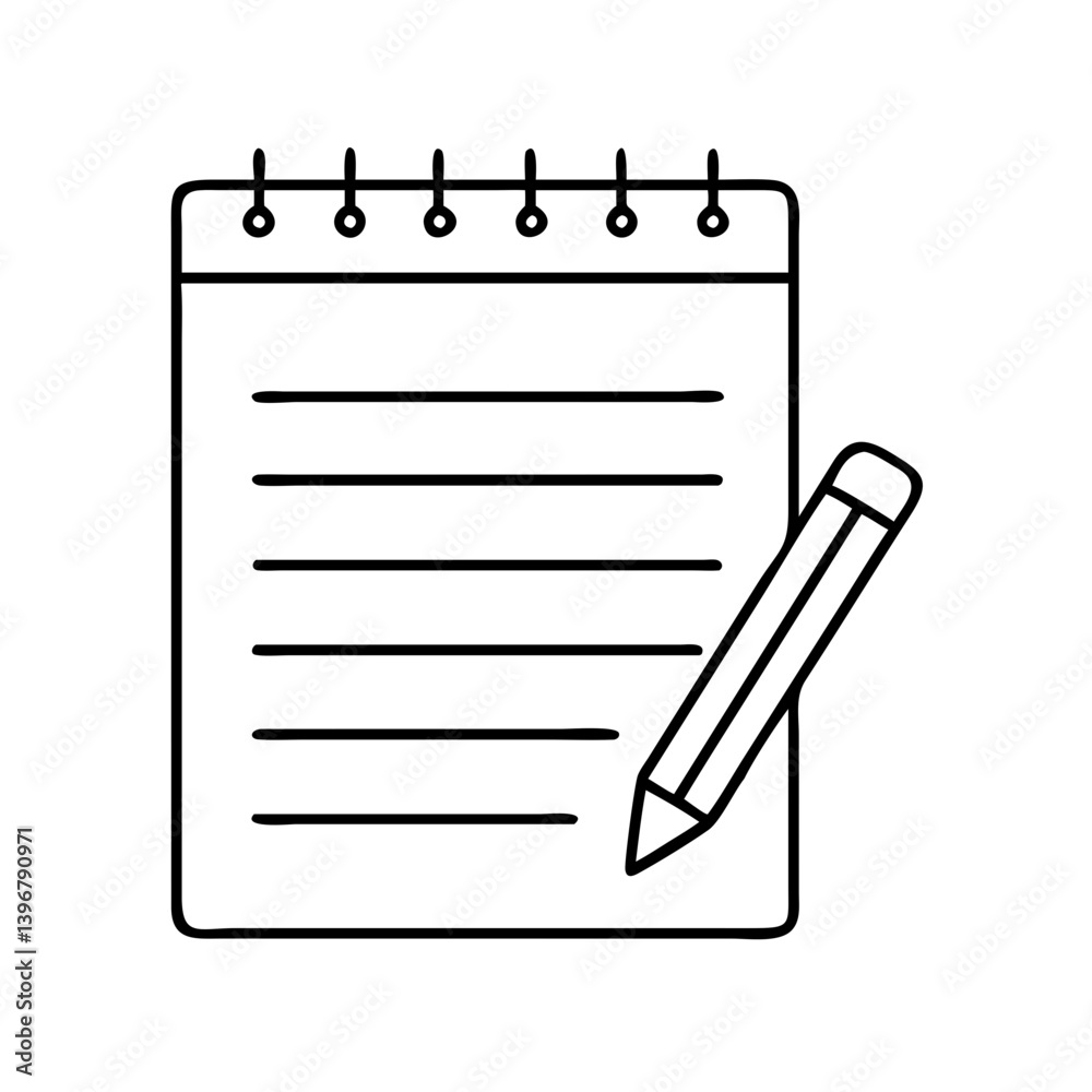 notepadpencil icon, notepadpencil line art - simple line art of notepadpencil, perfect for notepadpencil logos and icons notepadpencil icon, notepadpencil line art - simple line art of notepadpencil, perfect for notepadpencil logos and icons