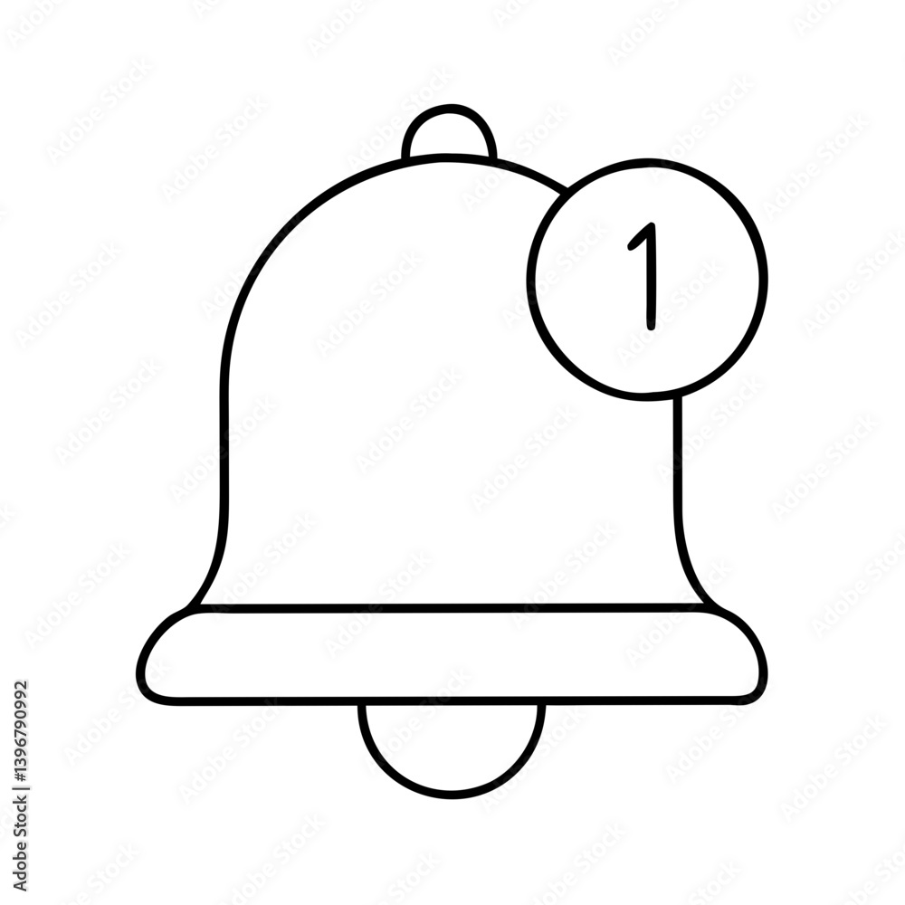 notificationbell icon, notificationbell line art - simple line art of notificationbell, perfect for notificationbell logos and icons notificationbell icon, notificationbell line art - simple line art of notificationbell, perfect for notificationbell logos and icons