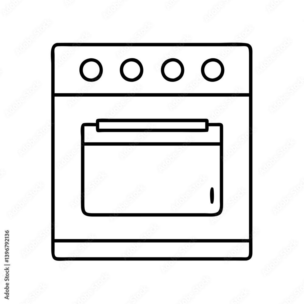 oven icon, oven line art - simple line art of oven, perfect for oven logos and icons oven icon, oven line art - simple line art of oven, perfect for oven logos and icons