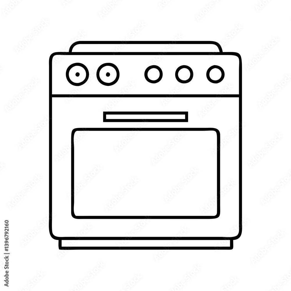 oven icon, oven line art - simple line art of oven, perfect for oven logos and icons oven icon, oven line art - simple line art of oven, perfect for oven logos and icons