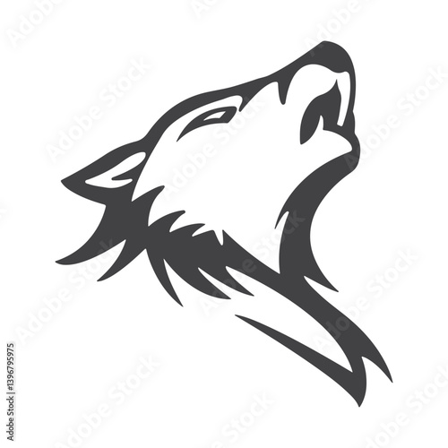 tribal wolf tribal tattoo