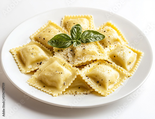 ravioli with cream sauce