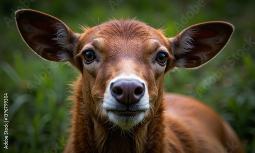 Fototapeta Naklejka Na Ścianę i Meble -  Zwierzęta w oiektywie kamery. Nasze czwoeonogi pozują do zdjęcia. Te dziekie i te udomowione. W naturalnym świetle i otoczeniu.