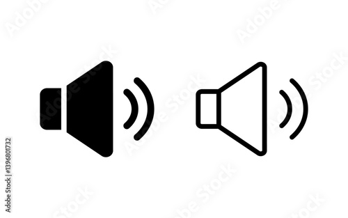 Speaker icon vector illustration. volume sign and symbol. loudspeaker icon. sound symbol