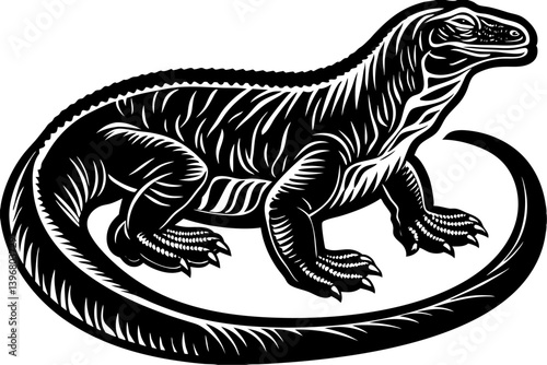 High-quality anaconda vector illustration showcasing the powerful and iconic snake in a detailed, stylized form. Ideal for wildlife education materials, reptile-themed designs, zoo brochures, nature d
