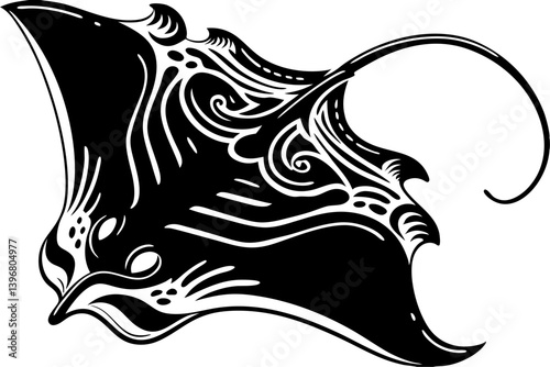 High-quality anaconda vector illustration showcasing the powerful and iconic snake in a detailed, stylized form. Ideal for wildlife education materials, reptile-themed designs, zoo brochures, nature d