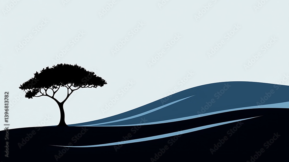 vector illustration of a tree
