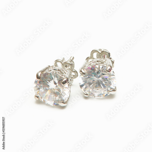 Zircon Earrings – A Touch of Love