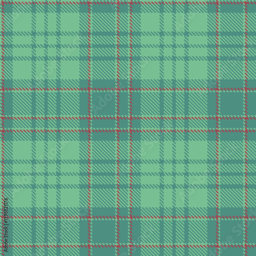 Elegant Seamless Tartan featuring Soft tea and Classic dusty teal Textile Design