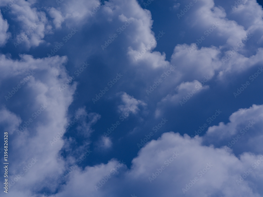 Fototapeta premium Beautiful dramatic sky with stormy clouds before rain