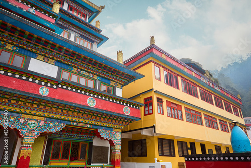 Tashi Dargyaling monastery (Tamang monastery) in Darjeeling city, India