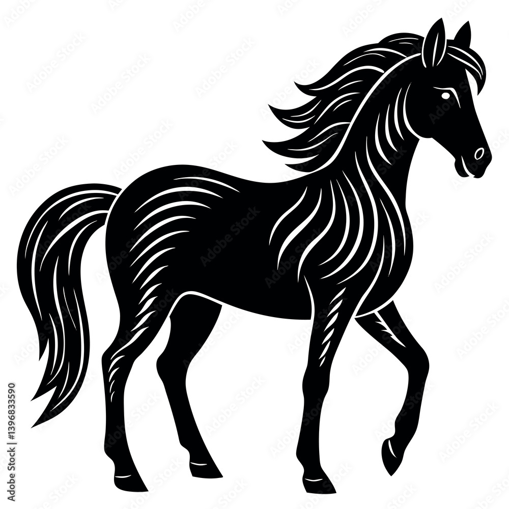 Obraz premium Horse vector illustration 