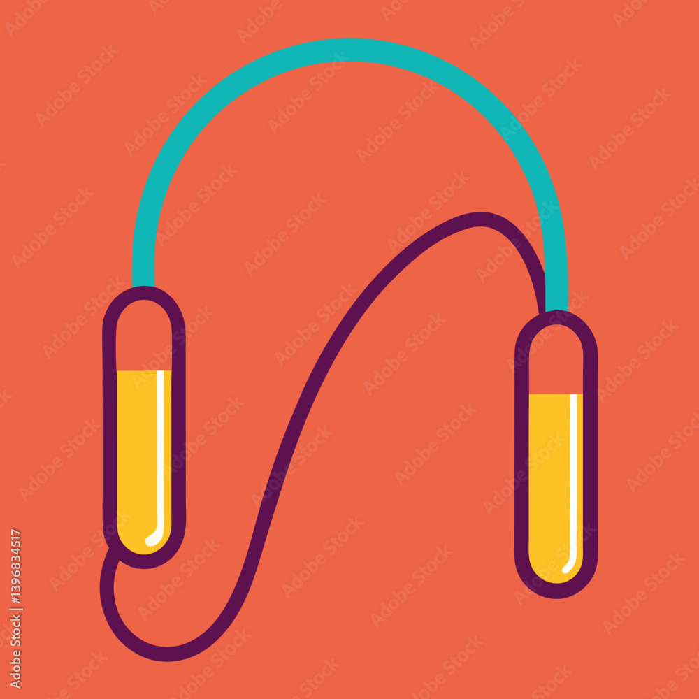 Jump-rope-illustration-whit-solid-colour-outline