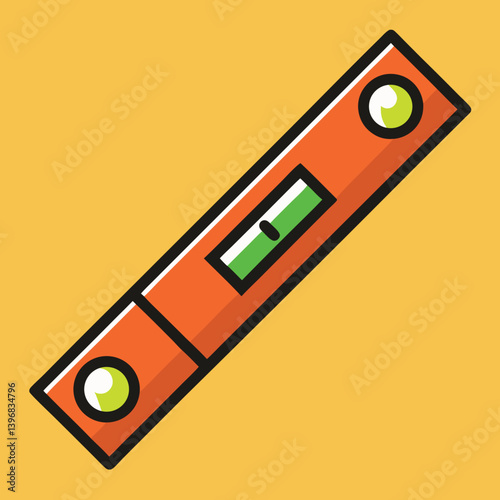 Level-tool-illustration-whit-solid-colour-outline 