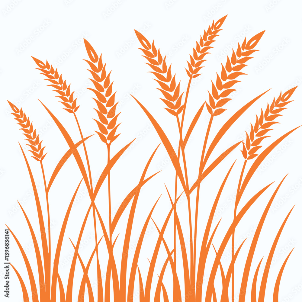 Orange-grass-shapes-no-background