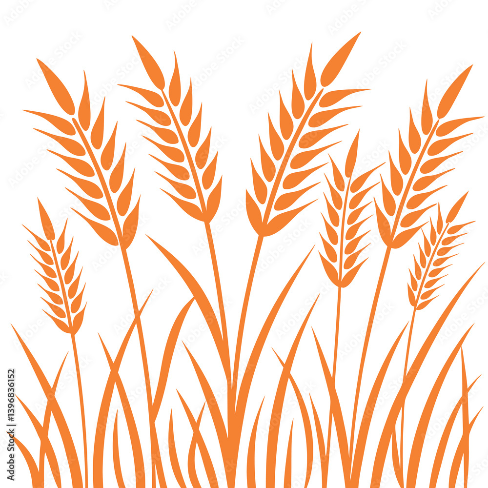 Orange-grass-shapes-no-background