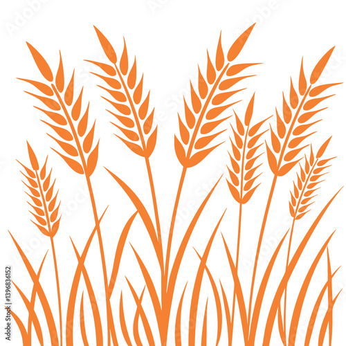 Orange-grass-shapes-no-background 