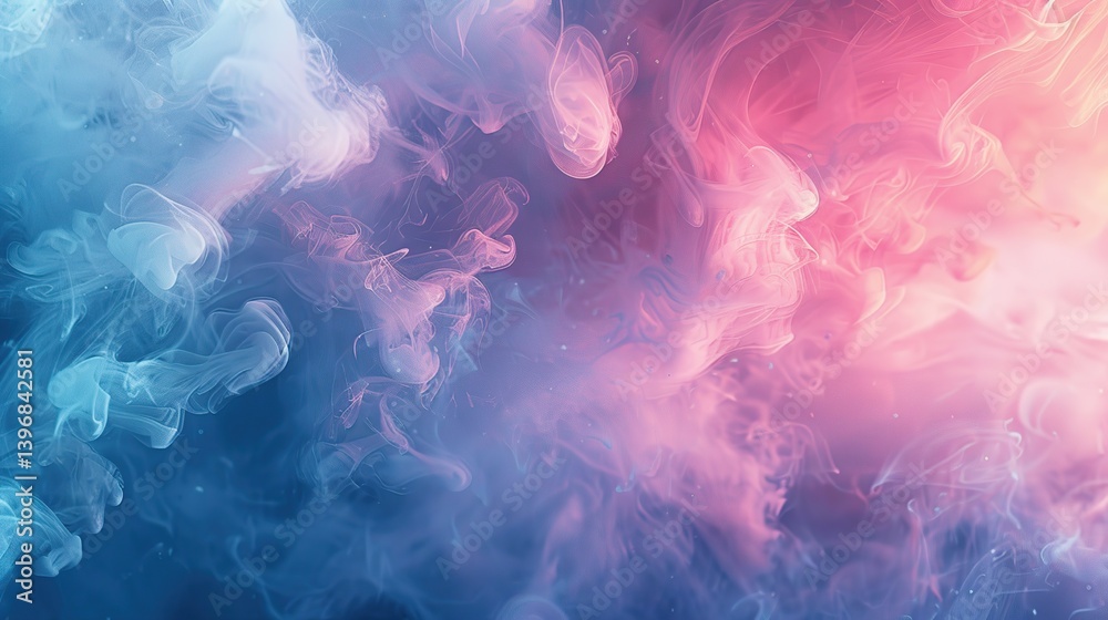 Obraz premium Serene and Calming Pastel Artistic Background with Smooth Color Gradients