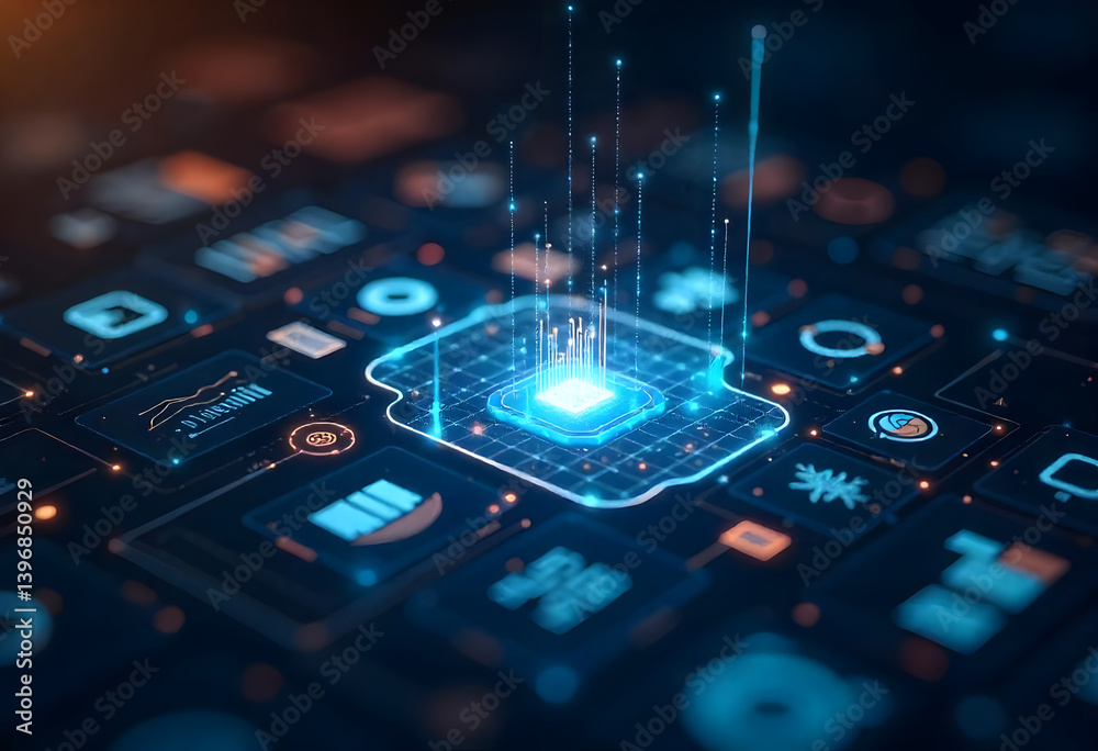 Data visualization with graphs and charts. 3D Rendering Stock market financial graph on digital screen Business and finance concept on blue backgrou Data visualization with graphs and charts. 3D Rendering Stock market financial graph on digital screen Business and finance concept on blue backgrou