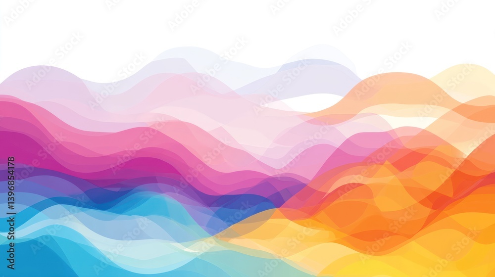 Abstract colorful wave background. (3) Abstract colorful wave background. (3)