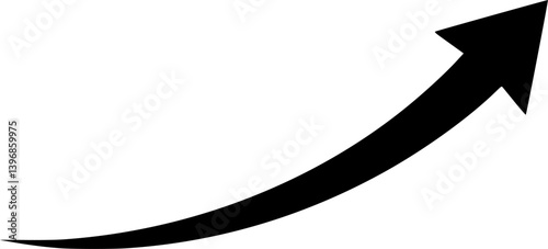  NewVectorIllustrationSign nvis - curved arrow right direction vector sign . isolated transparent . black large . big simple icon .