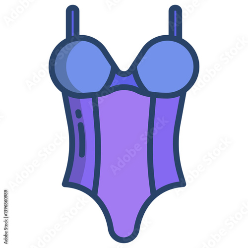 Linear color Corset icon