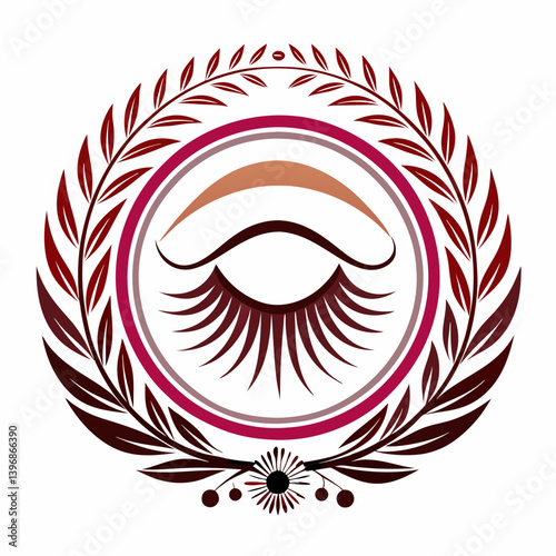 Logotipo elegante para un negocio de pestanas