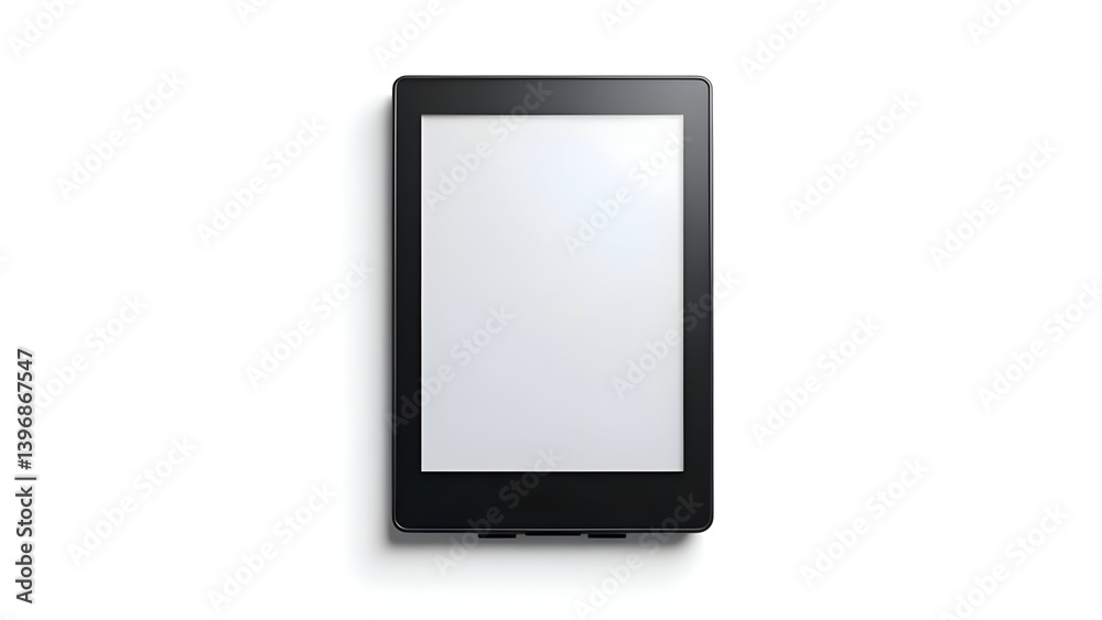 Generic E-Reader Device – Flat Transparent Design Generic E-Reader Device – Flat Transparent Design