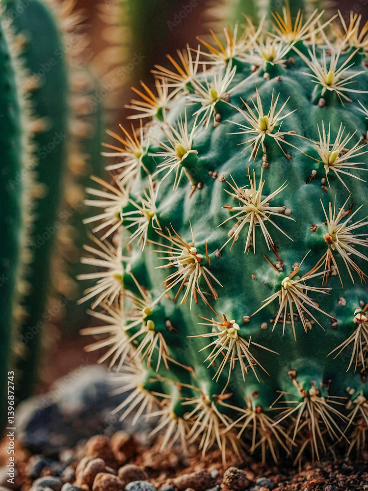 Close-up of a cactus. Close-up of a cactus.