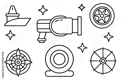 turboboost line line art futuristic tech inspired by dynamic motion