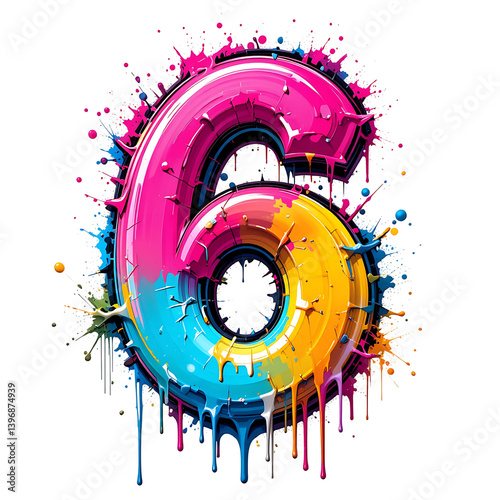 A Colorful Artistic Number 