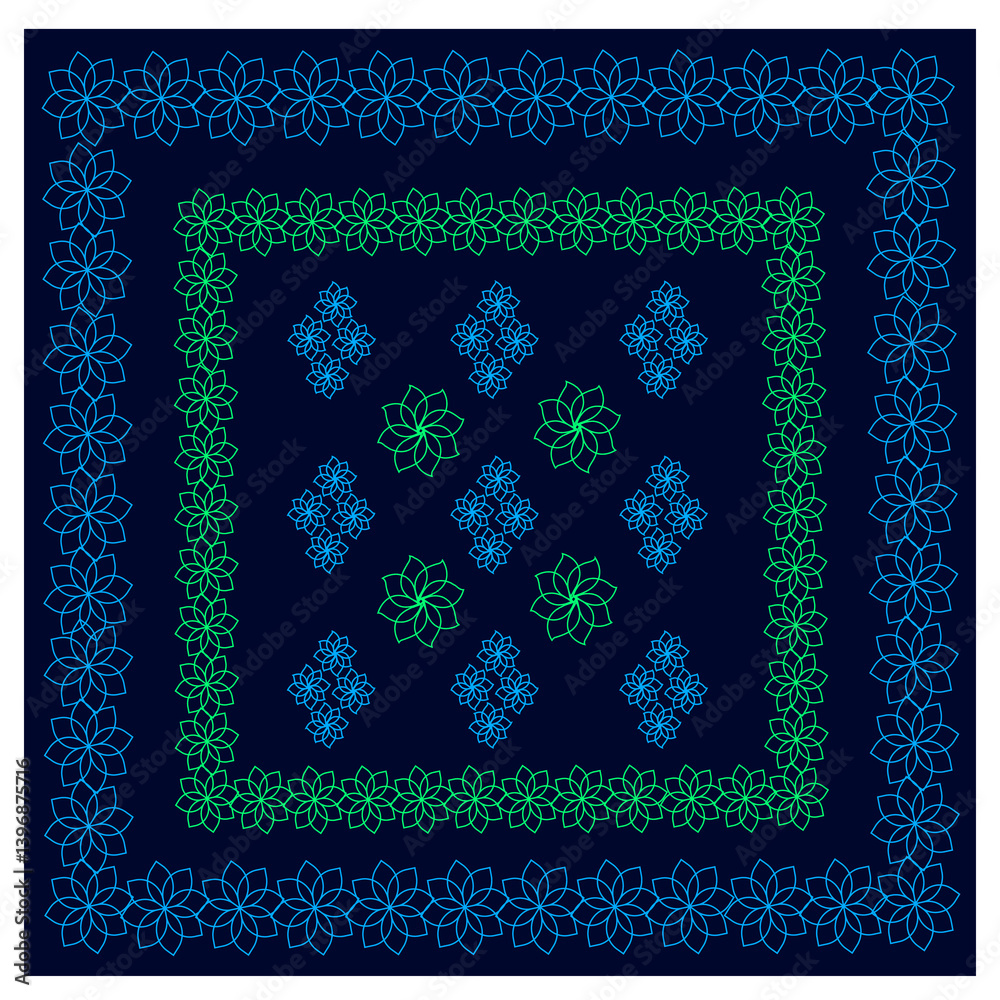 Obraz premium vector pattern color background design