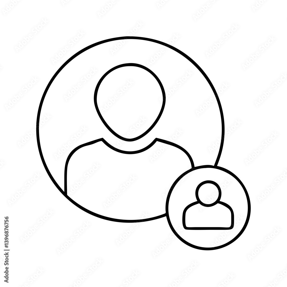 profile icon, profile line art - simple line art of profile, perfect for profile logos and icons profile icon, profile line art - simple line art of profile, perfect for profile logos and icons