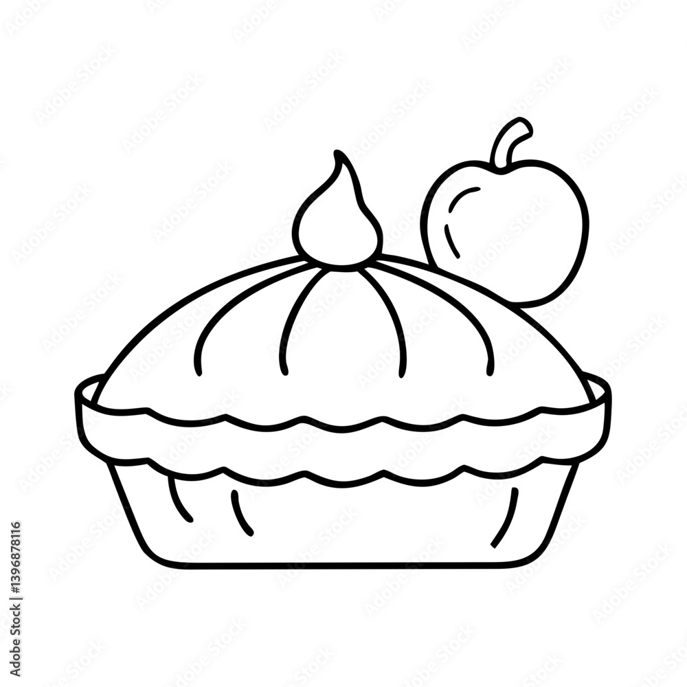 pumpkinpie icon, pumpkinpie line art - simple line art of pumpkinpie, perfect for pumpkinpie logos and icons pumpkinpie icon, pumpkinpie line art - simple line art of pumpkinpie, perfect for pumpkinpie logos and icons