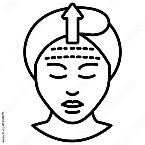 Forehead Icon