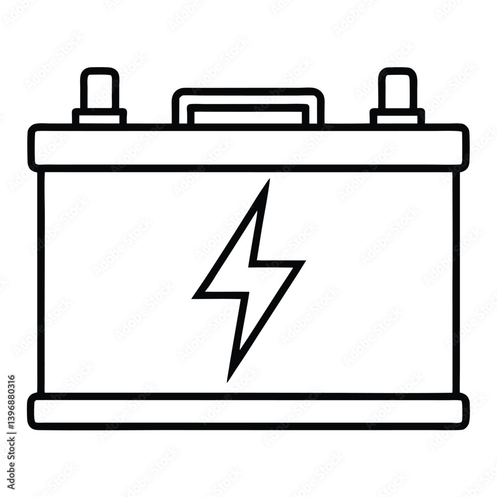 Bettary vector isolated on a white background