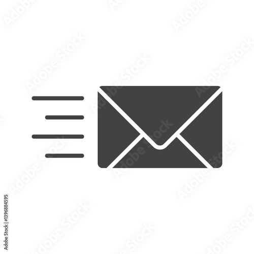 Sending Message icon vector image. Suitable for mobile apps, web apps and print media.