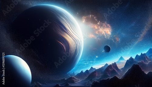 planet in space