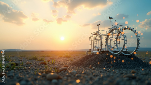 Comprehensive analysis of the future of fossil fuels examining technological advancements renewable integration market transitions and policy reform to inform global energy strategy in  Photo Stock  C