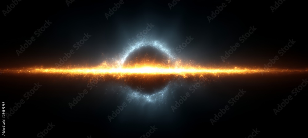 Space star big bang explosion. Time space dilation. Science galaxy astronomy. Generative AI technology.